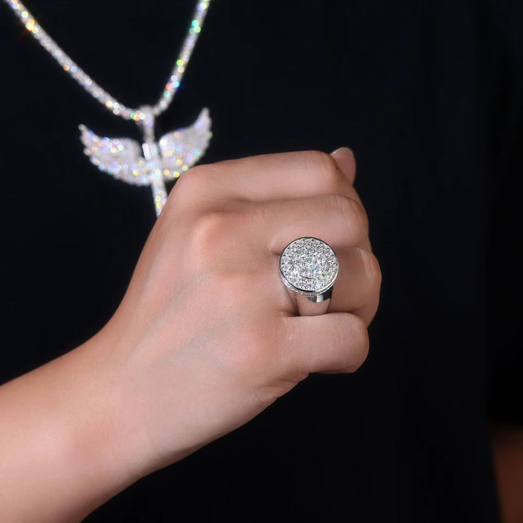ANILLO DE MOISSANITA DE ALTA CALIDAD