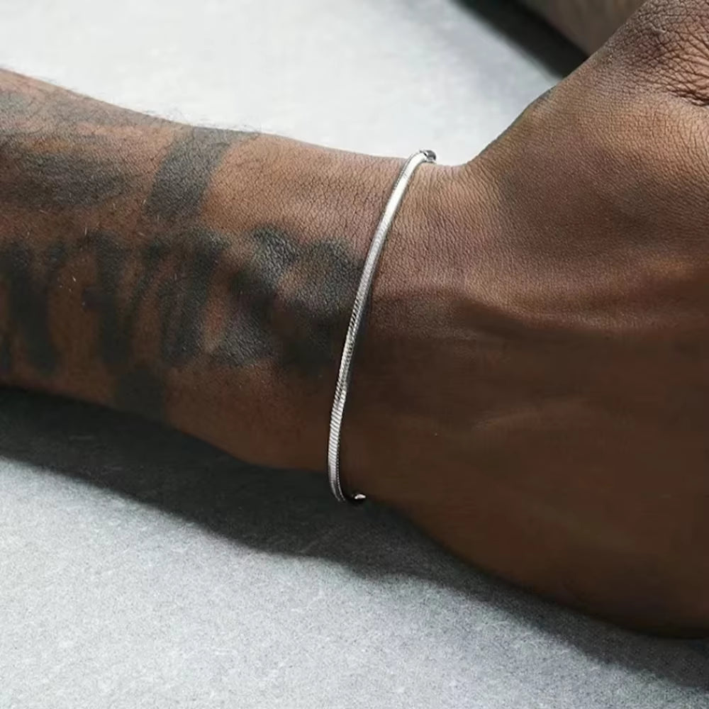 PULSERA DE CADENA DE SERPIENTE DE MOISSANITA DE ALTA CALIDAD