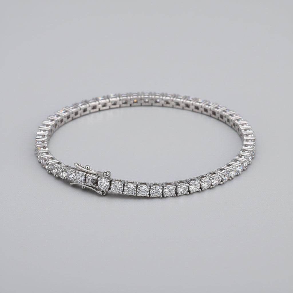 PULSERA DE TENIS DE MOISSANITA DE ALTA CALIDAD