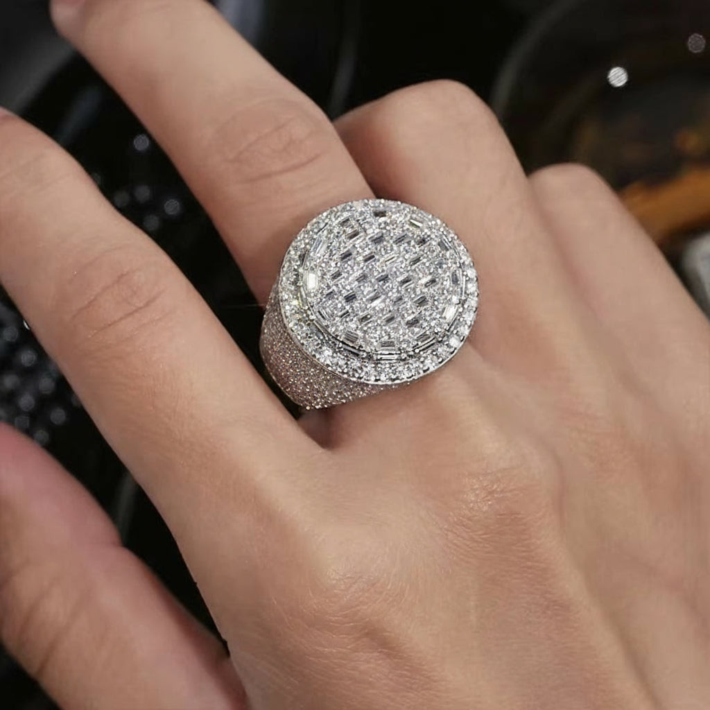ANILLO DE MOISSANITA DE ALTA CALIDAD