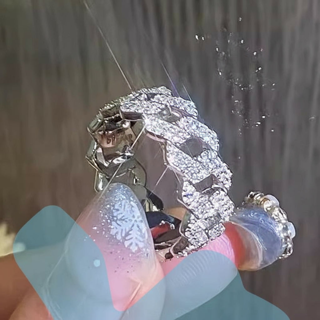 ANILLOS DE MOISSANITA DE ALTA CALIDAD PARA MUJER
