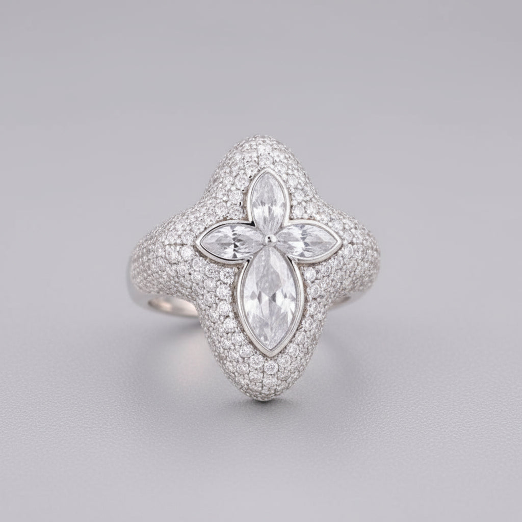 Iced Out Full Moissanite Cross Rings 925 Original Sterling Silver Prong Set Hip Hop Fine Jewelry Gifts for Men Women Luxury 2025