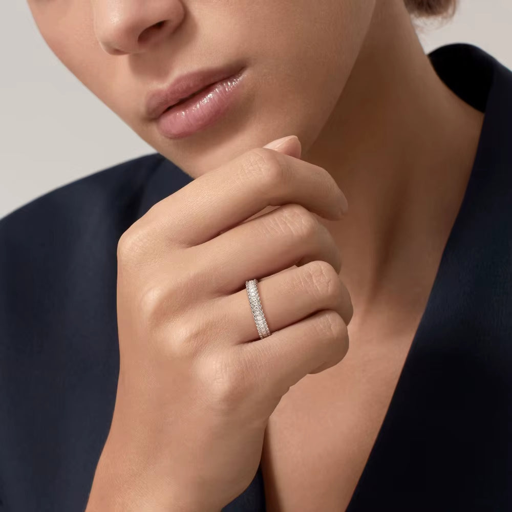 ANILLO DE MOISSANITA DE ALTA CALIDAD