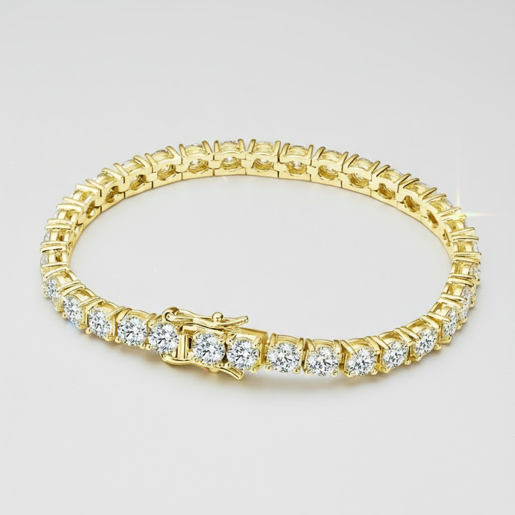 PULSERA DE TENIS DE MOISSANITA DE ALTA CALIDAD