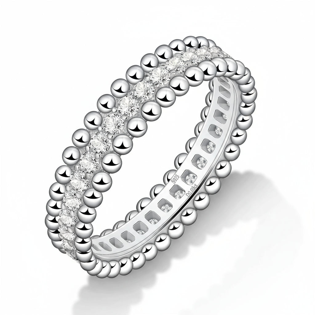 ANILLO DE MOISSANITA DE ALTA CALIDAD